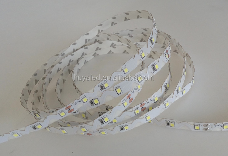 nano waterproof IP65 2835 SMD s shape flexible led strip 60led/m DC24V 8mm easy install bendable strip led