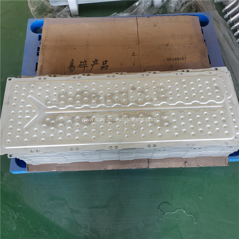 Brazing aluminum liquid cooling cold plate design