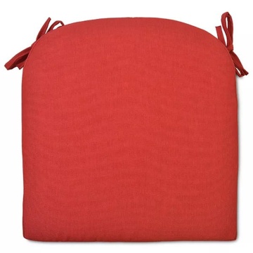 Custom Red Kitchen Seat Cushion Dining Chair Pads