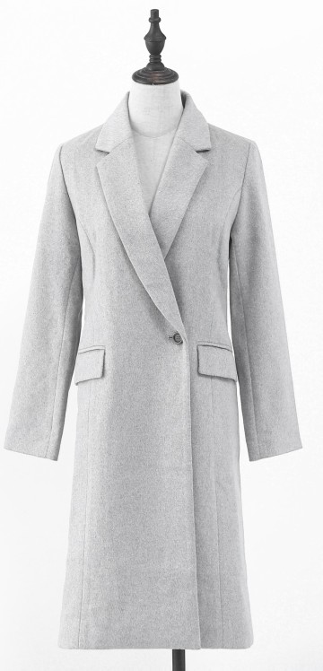 Women's grey Simple coat