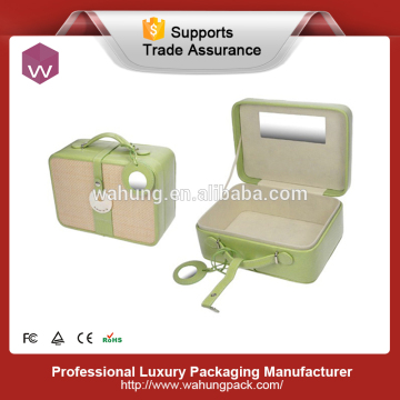 Unique Design Leather Cosmetic boxes Wholesale (WH-3708)