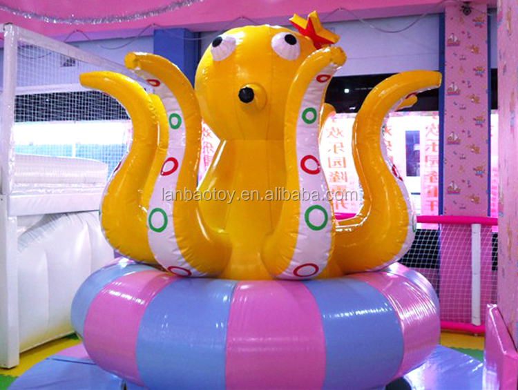 Kids commercial indoor playground equipment children electric Inflatable octopus