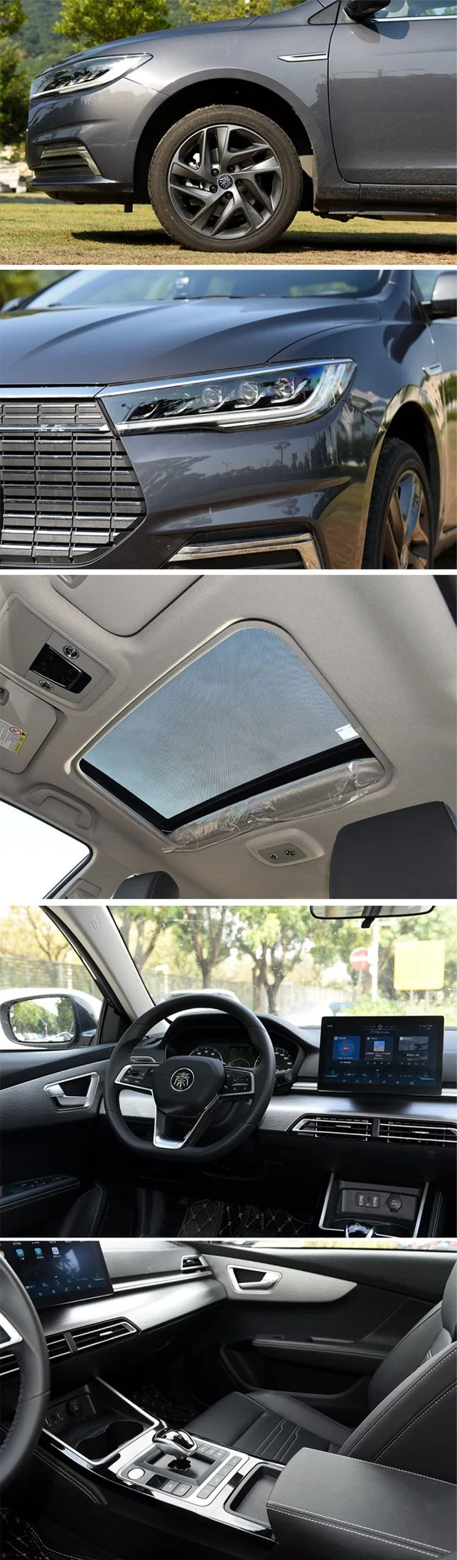 Ridever Wholesale 2021 B Y D Qin 4 Doors 5 Seats Sedan 405 Kms Used EV Electric Vehicles Standard Version Cheap Used Cars From China