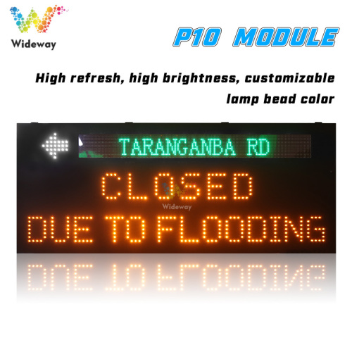 Mountain Road Aluminum LED Solar Warning Traffic Sign