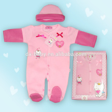 2016 new style winter cheap clothing baby grows gift box packing