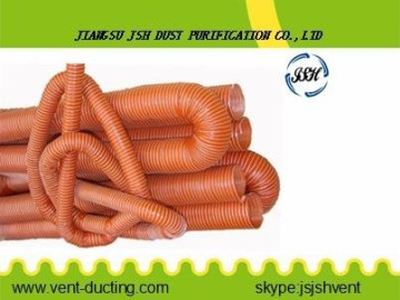 silicone coated duct hose for heat resistant