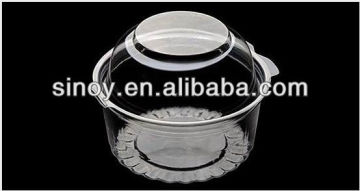 transparent plastic vegetable tray