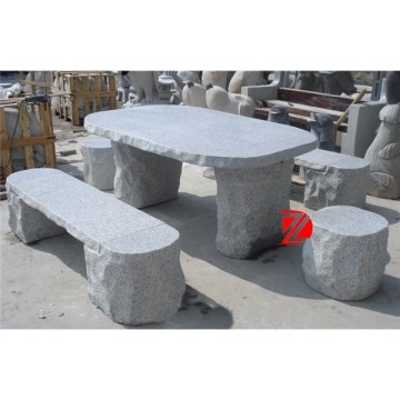 patio stone tables and benches