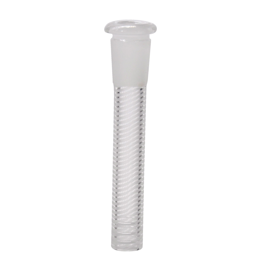 wholesale glass downstem 19mm water pipe down stem two texture designs