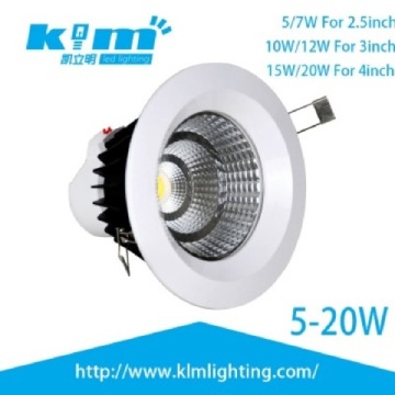 7W LED COB ceiling spotlights recessed lamps