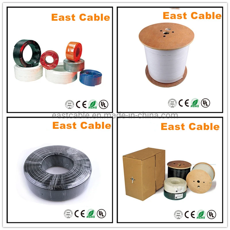 75ohms RG6 Coaxial Cable with CCS Conductor with Messenger