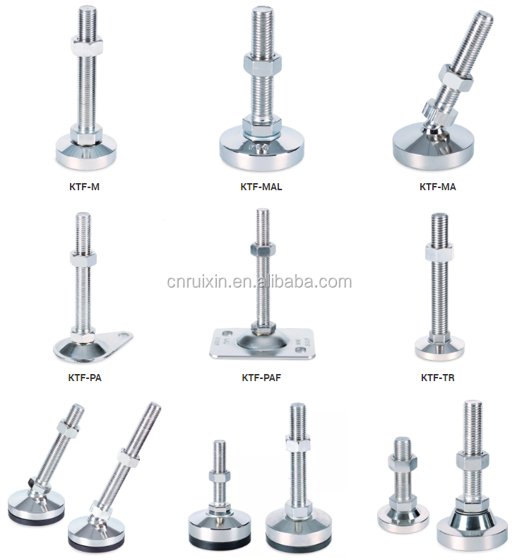 Furniture Feet with M12 screw Adjustable Leveling Feet