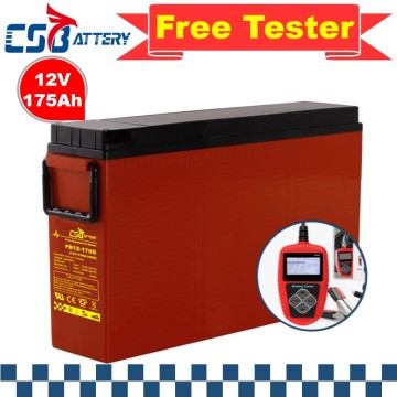 Csbattery 12V105ah Slim Telecom Battery Racks Gel Battery for Electric-Forklift-Truck/Engine/Telecom-Control-Equipments/Vs: Northstar/Aokly