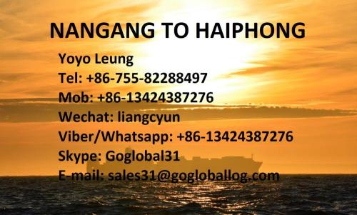 Foshan Nangang Sea Freight au Vietnam Haiphong