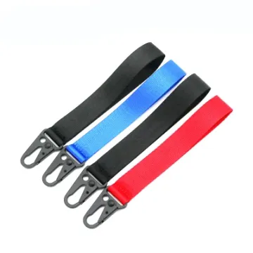 Custom Nylon Keychain Lanyard Polyester Motorcycle Keychain