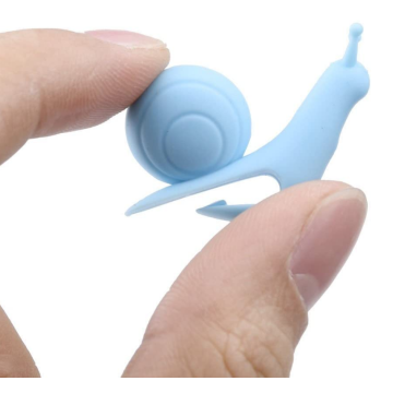 Caracol bonito forma de silicone vidros de vinho marcadores