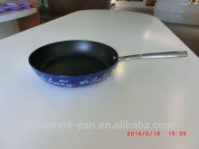 Popular enamel coating fry pan / forged frying pan