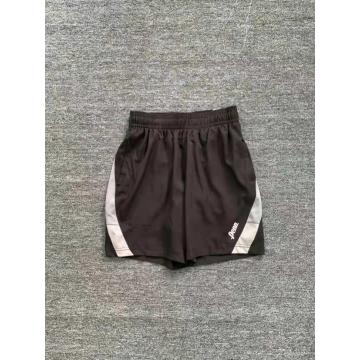 Short de sport en tissu tissé pour hommes avec poche