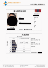 Driving License Translation in Qingdao Shandong Driver License Translation in Qingdao Shandong