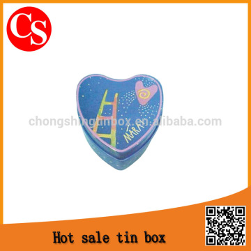 heart shape wedding tin box