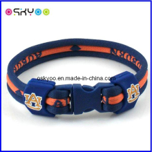 Ncaa University Auburn Tigers Germanium Titanium Sport Ion Bracelets