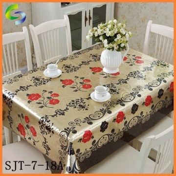 Gold and Silver Plastic Table Cloth for Party