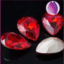 k9 crystal jewelry loose glass beads 4x6mm water drop
