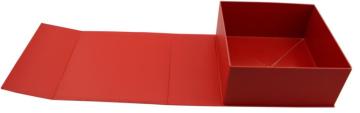 Red Side Folding Style Cardboard Box