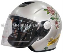 ECE Approved Fiberglass Open Face Motorcycle Helmet BK 200