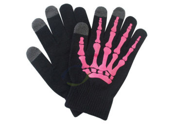 4c Offset Printing Or Jacquard And Embroidery Winter Touch Screen Gloves / Smart Glove / Finger Glove / Screen Glove