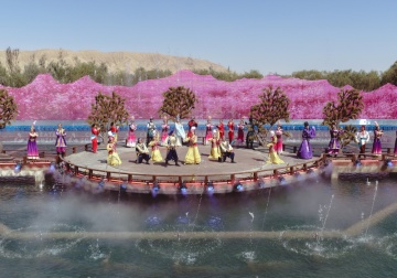 Outdoor Floating Musical Fountain