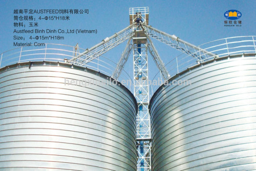 2000T corn steel silo