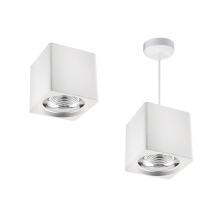 High Brightness Ceiling-Mounted Square Cylinder Downlight 4000K