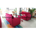 Красный Ткань Ресторан раскладной диван для оптовой (FOH-RTC11)