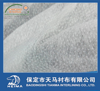 Tianma fusible nonwoven interlining using in denim clothing-7020