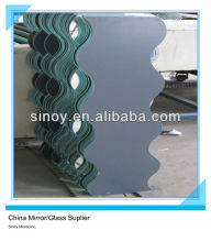 China Supplier with 3mm Wavy Shaped Mirror for Disco Mirror Tiles