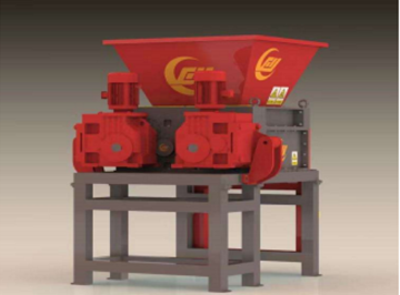 shredding machine for reclying equipent