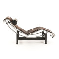 Cassina Le Corbusier LC4 chaise longue pony leather
