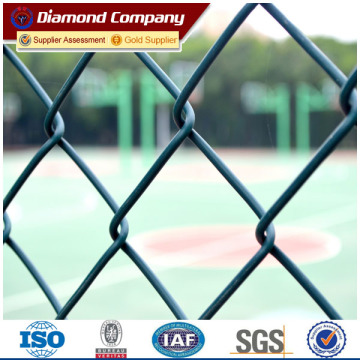 diamond wire mesh factory landscaping galvanized chain link fence