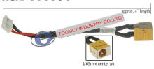 4 Solder Points Dc Power Jack With Cable For Acer Aspire 5730 Series Laptop Dc Power Jack