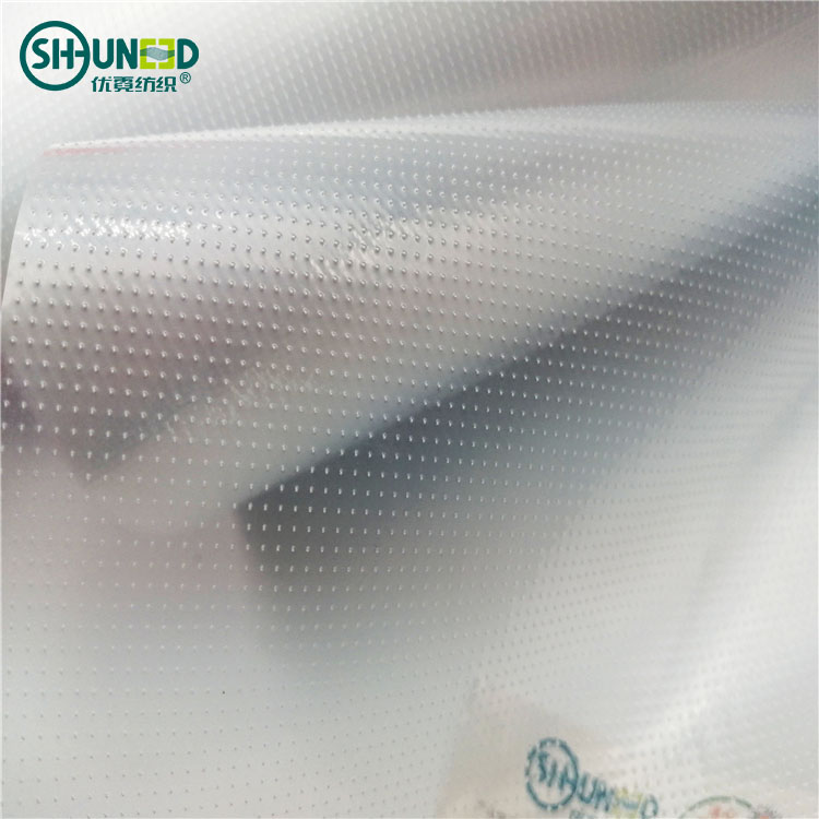 LDPE Hot Melt Adhesive Embroidery Film Roll Colorful Non Woven Fabric for Computer Embroidery Backing Pads