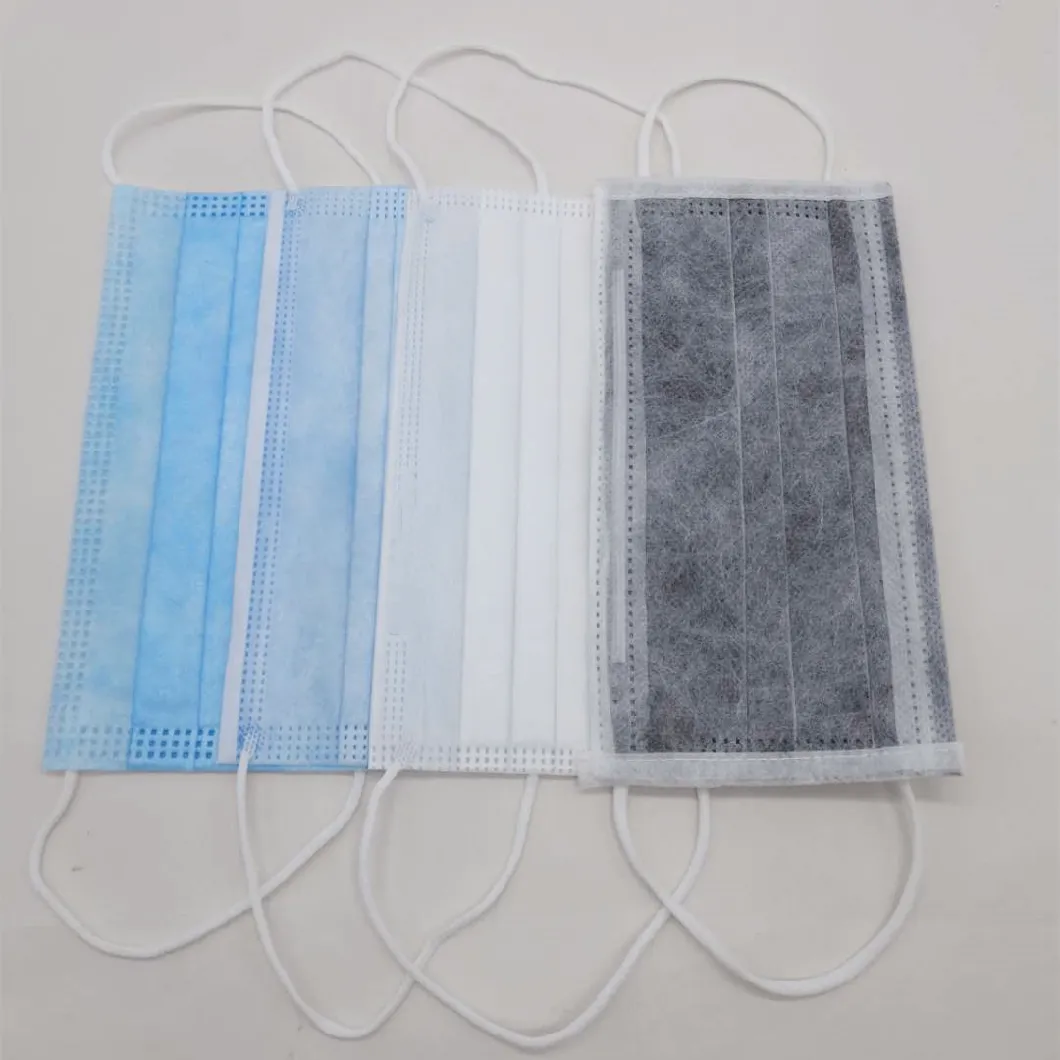 High Quality Safe Non-Woven Mask Antiviral Anti Dust Protective 3 Ply Disposable Face Mask
