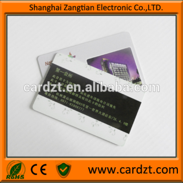 pvc business card double side