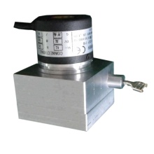 Optical Incremental Draw Wire Encoder Sensor for Length Measurement