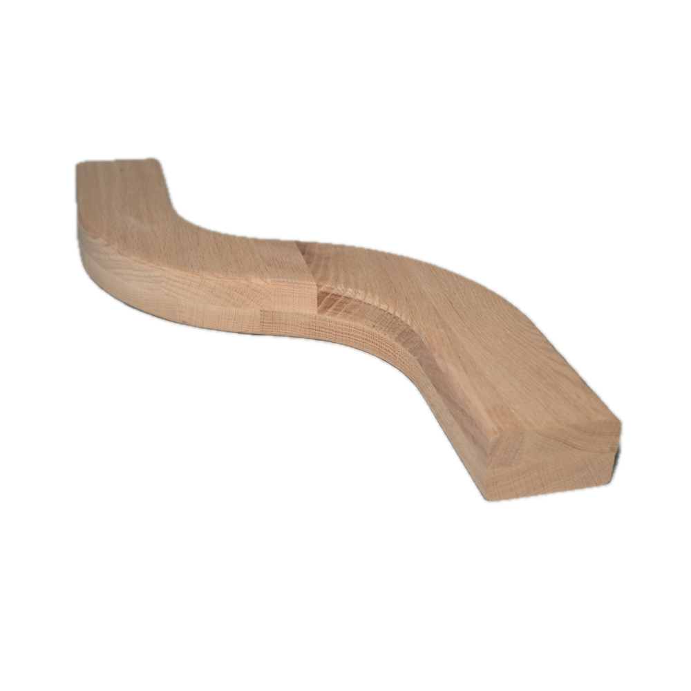 Siku tangga kayu untuk pemasangan handrail