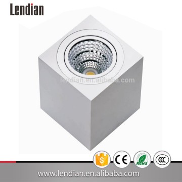 12w adjustable surface mounted cob led downlight