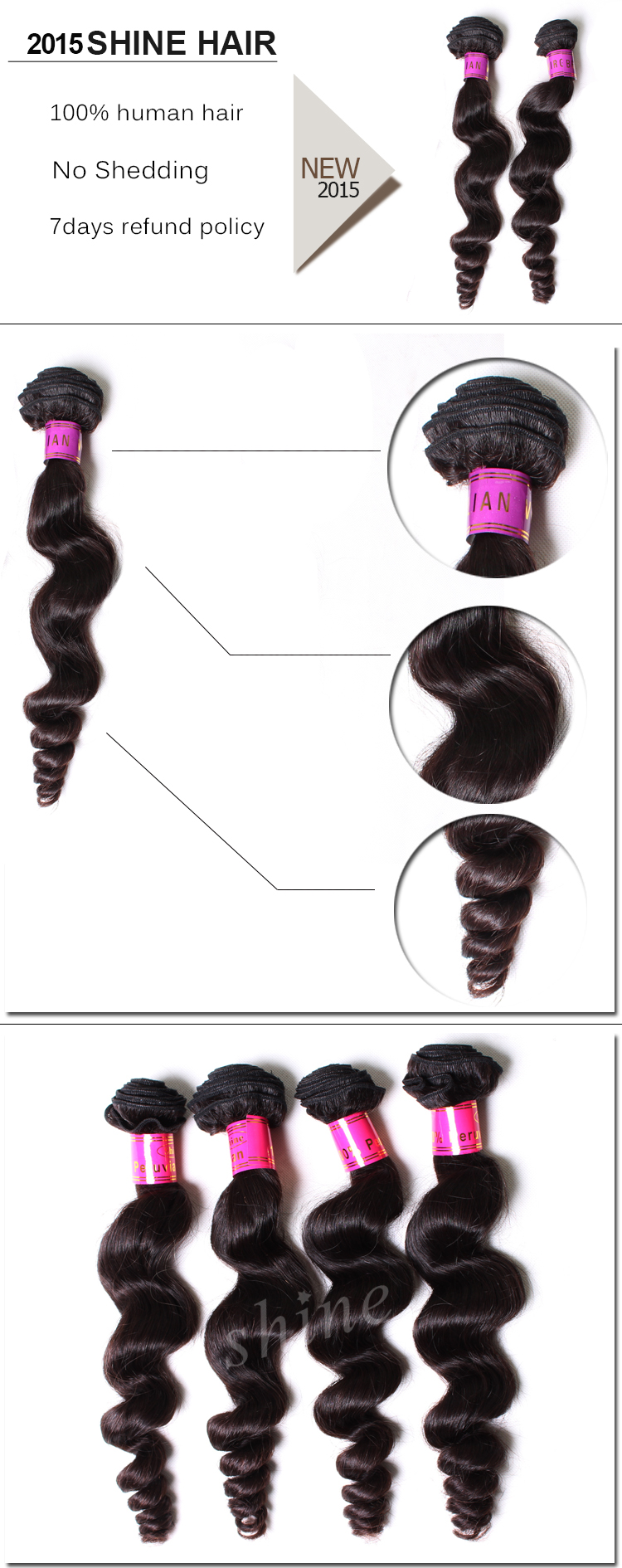 loose wave hair bundles