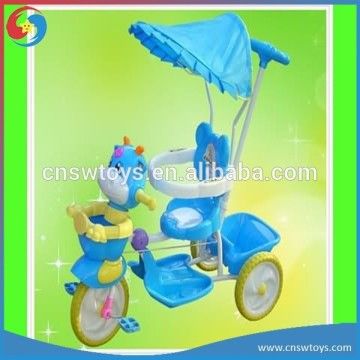 TC1000601 Dismounting Baby Tricycle Two Seats Baby Tricycle