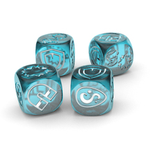 random number engraved rounded corner clear engraved dice