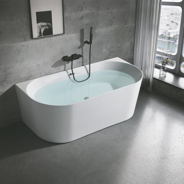Luxury Bathroom Acrylic Spa Massage Bathtub - Corner Tubs with Skirts